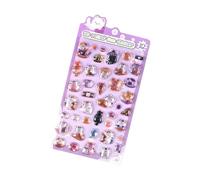 Autocollant décoratif en PVC gaufré pour enfants Autocollant motivant pour bouteille d'eau, carnet de notes, agenda, scrapbooking, fabrication de cartes