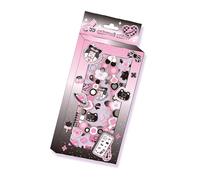 Autocollant décoratif en PVC/PET avec breloque chaîne de téléphone pour bouteille d'eau, carnet de notes, planificateur, scrapbooking, autocollant de téléphone