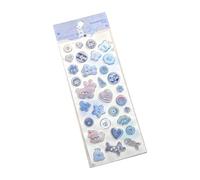 Autocollant décoratif en PVC pour carnet de notes, journal, album photo, décoration, scrapbooking, projets d'artisanat en PVC imperméable