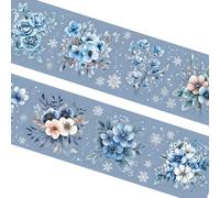 Autocollant décoratif imperméable en forme de fleur pour journal intime, étiquette en PET, pour carnet de notes, Scrapbooking, coque de téléphone, artisanat d'art fait à la main