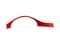 Autocollant Décoratif Noir Laqué Pour Entourage D'instrumentation En Fibre Carbone Modifiée Pour Série 3 E90 2005 2006 2007 2008 2009 2010 2011 2012 Décoration Intérieure Voiture(Red-RHD)
