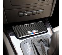 Autocollant décoratif pour cendrier en fibre de carbone trois couleurs pour BMW E90/E92/E93 (2005-2012)