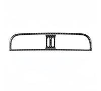 Autocollant Décoratif Pour Fiat Pour 500 2012-2015 Fibre Carbone Console Centrale Panneau Sortie D'aération Couvercle Garniture Autocollants Accessoires Réglage Accessoires D'intérieur(Noir)