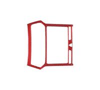Autocollant Décoratif Pour Grille D'aération Centrale Et Panneau De Navigation Pour Ford Pour Explorer 2013-2019 Pièces automobiles(Red)