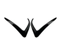 Autocollant Décoratif pour Phare Antibrouillard Avant De Voiture pour Tesla pour Model X 2015 2016 2017 2018 2019 2020 2 Pièces(Fibre de Carbone)