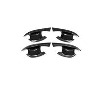 Autocollant décoratif pour poignée de porte extérieure de voiture Kia pour Sportage LHD 2023, 2024, 2025 (poignée argentée, bol en carbone)