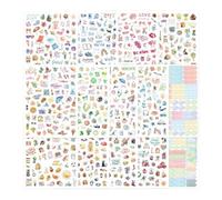 Autocollant décoratif sur le thème des vacances pour journal, planificateur, carnet, fabrication de cartes, emballage cadeau, décoration, scrapbooking