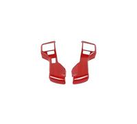 Autocollant Décoration pour Volant Voiture Accessoires D'intérieur Voiture Aspect Fiber Carbone ABS Autocollant Décoration pour 4runner 2010-2021 Couvre Volant Voiture (Color : Rouge)