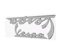 Autocollant D'emblème en 3 Dimensions pour GTS300 LX125 LX150 IE Sprint Primavera 300 LX LXV, Cadeaux de Moto, Autocollants de Marque de Moto (Argent)