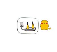 Autocollant Dessin Animé Drôle Et Réfléchissant, Voiture Électrique Réservoir De Carburant, Papeterie De Décoration Pour Étudiant, Autocollant Pokemon Pikachu, Décor Kawaii