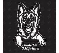 Autocollant Deutscher Schäferhund Version 6 - Autocollant pour voiture, chien, races de chien, moujolle, mélange d'animaux, animaux