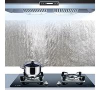 Autocollant D'Huile De Cuisine En Aluminium Film Auto-Adhésif Cuisine Anti Huile Cabinet Wall Paper Adhésif