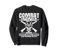 Autocollant d'ingénierie de Combat US Army Combat Engineer Sweatshirt