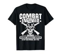 Autocollant d'ingénierie de combat US Army Combat Engineer T-Shirt