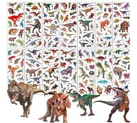 Autocollant Dinosaure Enfant,14 Feuilles lot Gommettes 3D pour Enfants 2 à 4 Ans,Autocollants Gommettes Stickers pour Garçon fille Bricolage Scrapbooking Récompense Cadeaux Cadeau Anniversaire