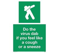 Autocollant Do the virus dab if you feel like a tough or a éternuement - Vinyle