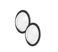 Autocollant d'objectif d'appareil photo Couvercle de protection PC pour Ricoh Theta SC2 SV, PULUZ Arrière Avant Double Face Adhésif Protection Accessoire Capuchon transparent