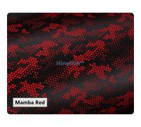 Autocollant d'objectif Sigma 85 F1.4 Art pour monture IL EF,peau de protection pour Sigma Art 85mm f/1.4 DG HSM,film de protection d'objectif rond - Type Mamba Red