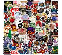 Autocollant Dragons, 100PCS Stickers Dragons, Dungeons Dragons Graffiti Autocollants, Étanches Vinyle Autocollants pour Velo Ordinateur Valise Skate, Cadeau pour Enfants Adultes