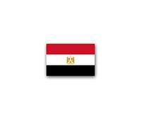 Autocollant Drapeau égyptien Arabe, Aigle Saladin 7 x 7 cm A2903