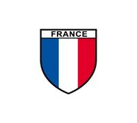 Autocollant Drapeau France sticker francais opex militaire - Taille : 4 cm