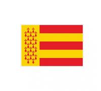 Autocollant Drapeau Pays Bigouden logo 33 sticker flag - Taille : 4 cm