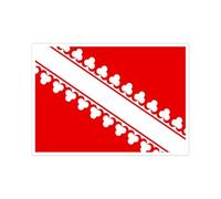 Autocollant drapeau sticker impermeable grande taille a4 bas rhin