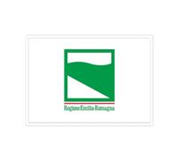 Autocollant drapeau sticker impermeable grande taille a4 emilia romagna