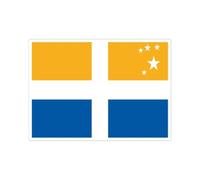 Autocollant drapeau sticker impermeable grande taille a4 isles of scilly