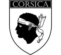 Autocollant Ecu province de Corse (45x58mm)