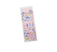 Autocollant éducatif en PVC pour album photo, scrapbooking, couverture de téléphone, décoration de chambre, autocollant amovible