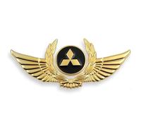 Autocollant Emblème Voiture pour Mitsubishi Outlander III 2018-2021, Cache-Rayures Voiture Décoratif 3D Anti-Rayure Résistant à l'eau Accessoire Tuning