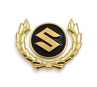 Autocollant Emblème Voiture pour Suzuki Celerio Spacia Baleno SX4 Vitara Jimny, Cache-Rayures Voiture Décoratif 3D Anti-Rayure Résistant à l'eau Accessoire Tuning