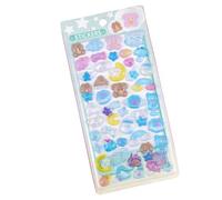 Autocollant en ABS en relief pour loisirs créatifs, scrapbooking, couverture de téléphone, carte nominative, embellissement