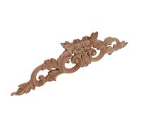 Autocollant en bois sculpté à suspendre - Appliques d'angle - Accessoires de décoration d'intérieur - Miniatures Europe ronde - Sculpture sur bois - 45 x 10 cm