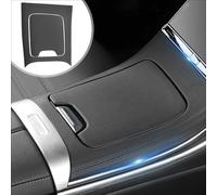 Autocollant En Cuir Pour La Console Centrale,Garnitures d'Intérieur,Garniture De Voiture Panneau Central En Cuir,Anti-Friction Empreinte,Protège La Voiture d'Origine,Pour Mercedes c-Klasse 2022-2023