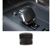 Autocollant en fibre de carbone ABS pour pommeau de levier de vitesse compatible avec L@a@nd R@over R@ange R@over Sport/Vogue, VELAR/Discovery 5 (grain de fibre de carbone)