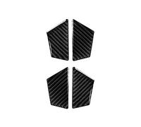 Autocollant en fibre de carbone compatible avec Audi A6 C7 4G 2012-2018 Noir (Poignée de porte B 10)