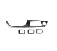 Autocollant en fibre de carbone compatible avec BMW Série 3 E90 2005-2013 (poignée de porte et fenêtre 37,8 cm sans pli 11)