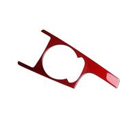 Autocollant En Fibre De Carbone Pour Panneau De Commande Central Et Levier De Vitesses Pour TT 8N 8J MK1 MK2 MK3 TTRS 2008-2014 Garniture Panneau Changement Vitesse(Red,Left hand drive)