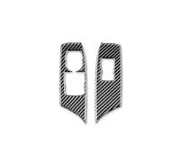 Autocollant En Fibre De Carbone Rouge Véritable Pour Chevrolet Pour Camaro 2016 2017 2018 2019 Pour Interrupteur De Lève-vitre UOEMCRTB(Black For LHD)