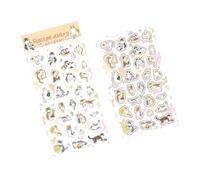 Autocollant en forme de chat unique pour scrapbooking - Texture de papier pour planificateurs, agendas, feuilles de papier créatif pour chats