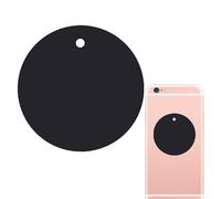 Autocollant en métal pour téléphone portable - magnétique ultra fine de 0,5 mm - en acier - Autocollants pour grille d'aération, tableau de bord, étuis, support pour GPS, téléphone