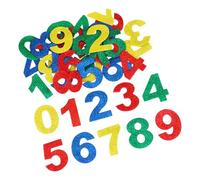 Autocollant en mousse étincelant en forme de chiffre et de cœur pour récompense d'enseignant pour enfants, fête d'anniversaire, décoration de salle de classe