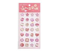 Autocollant en mousse pour bouton de dessin animé pour enfant, pour bouteille d'eau, Journal, planificateur, carnet de notes, étui de téléphone, embellissements de Scrapbooking, autocollant de pour