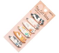 Autocollant en Papier avec Motif Chat de Dessin animé - avec Motif Amusant - Notes Mignonnes avec Papier Durable - Bloc-Notes adhésives pour Femmes, étudiants, garçons, Filles, Enseignants,