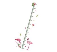 Autocollant en PVC de Hauteur Mural, Toise Verte pour Garçon et Filles | Imperméable, Réutilisable et Adhésif Surfaces Lisses, Suivi de Croissance pour Couloirs, Salon et Armoires