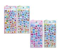 Autocollant en PVC gaufré pour carnet de notes, journal, couverture de téléphone, scrapbooking, décoration de chambre d'enfant en PVC