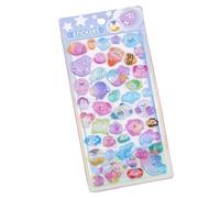 Autocollant en relief en plastique ABS pour scrapbooking, carnet, journal, couverture de téléphone, bagages, enfants, décoration de bureau, carte nominative