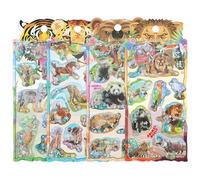 Autocollant en relief rempli d'eau pour enfants, artisanat, bouteille d'eau, carnet de notes, journal, téléphone, décoration de chambre d'enfant